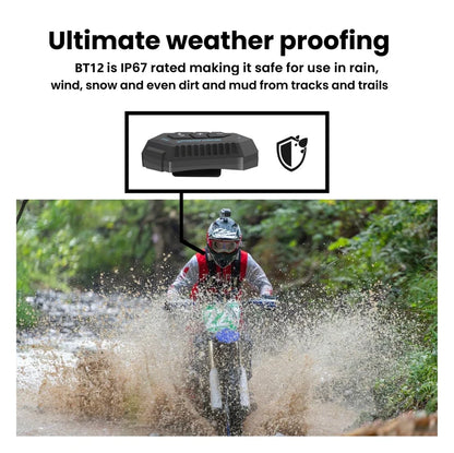 BT12 Motorcycle Helmet Bluetooth Headset