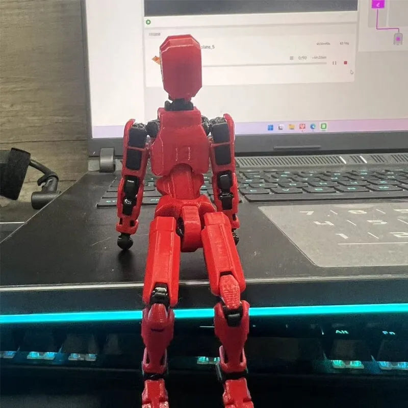 3D Printed Multi-Jointed Movable Robot