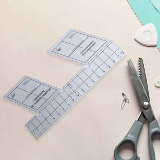 60 Degree Double Diamond Quilt Ruler