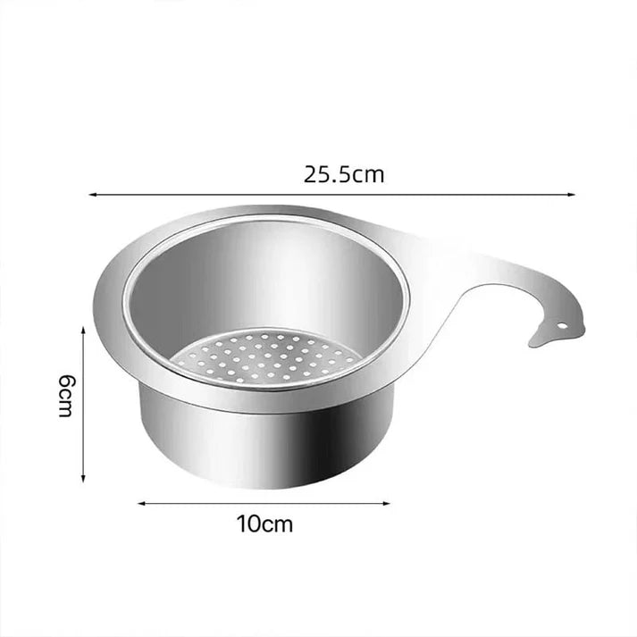 Stainless Steel Swan Sink Strainer Basket